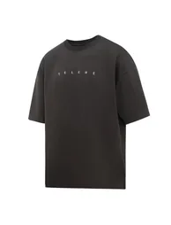 Unisex - Logo Print Oversized T-Shirt - 1