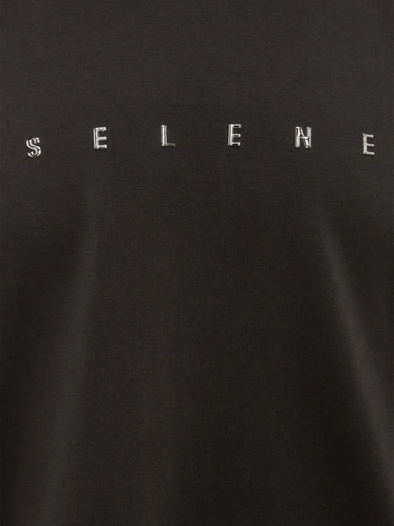 Unisex - Logo Print Oversized T-Shirt - 2