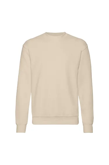 Fruit Of The Loom Mens Set-In Belcoro® Yarn Sweatshirt - Natural