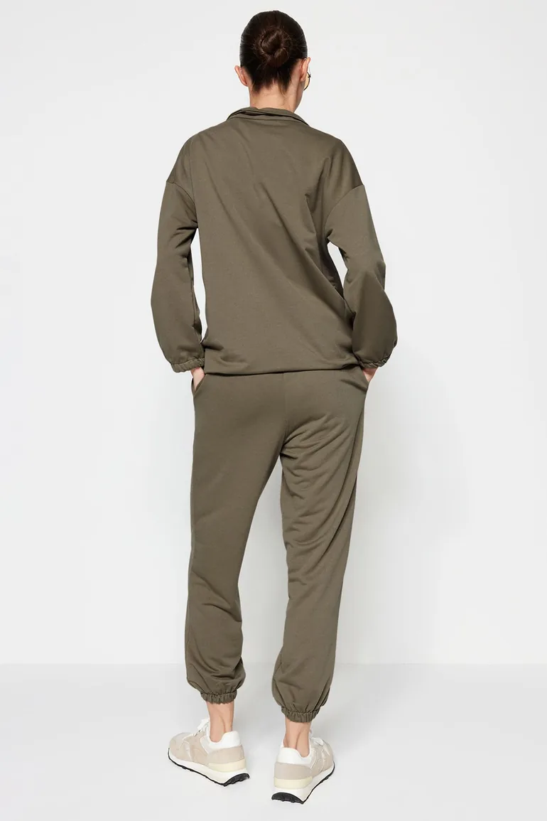 Sweatsuit Set - Brown - Relaxed fit - 3