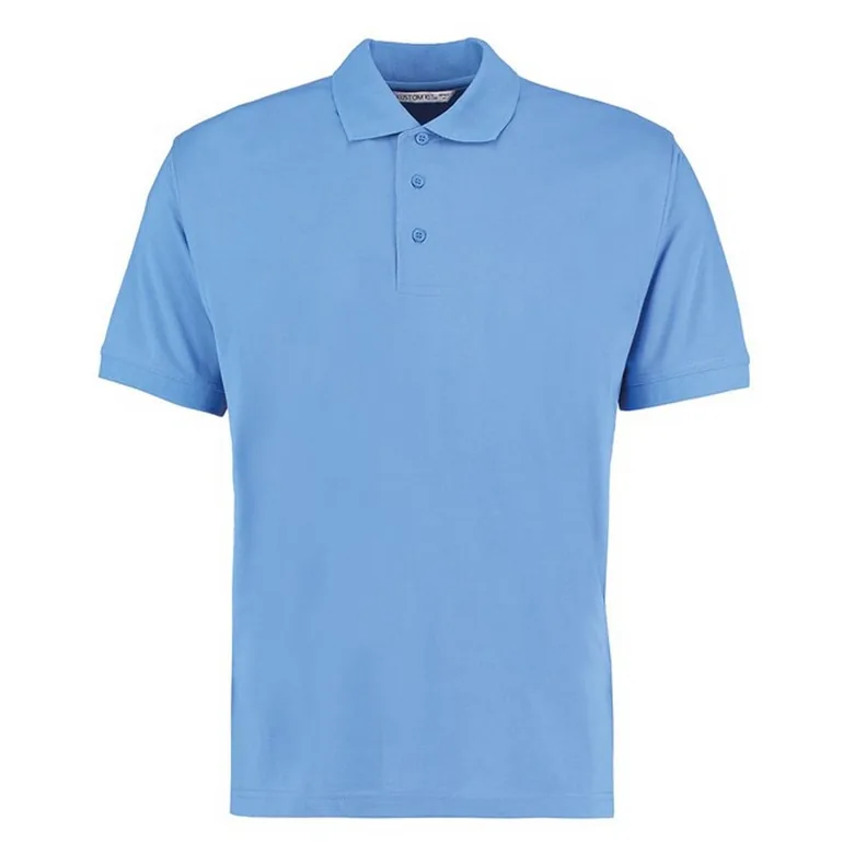 Kustom Kit Mens Klassic Superwash 60°C Classic Polo Shirt - Mid Blue