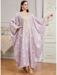 Women Sequin Embroidered Kaftan - 5