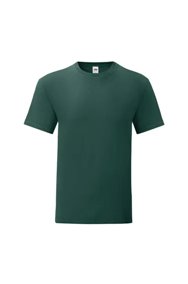 Fruit of the Loom Mens Iconic 150 T-Shirt - Forest Green