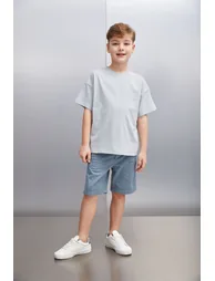 Shai Men's Oversized Gray T-Shirt