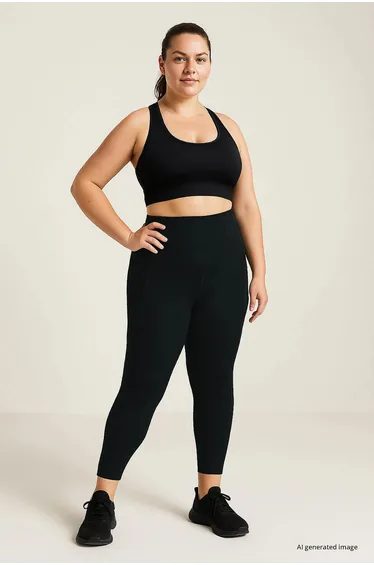 TOMMY Women's Polyester Elastane Leggings