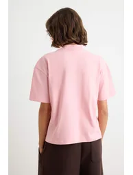 Pink Knitted T-Shirt - 3