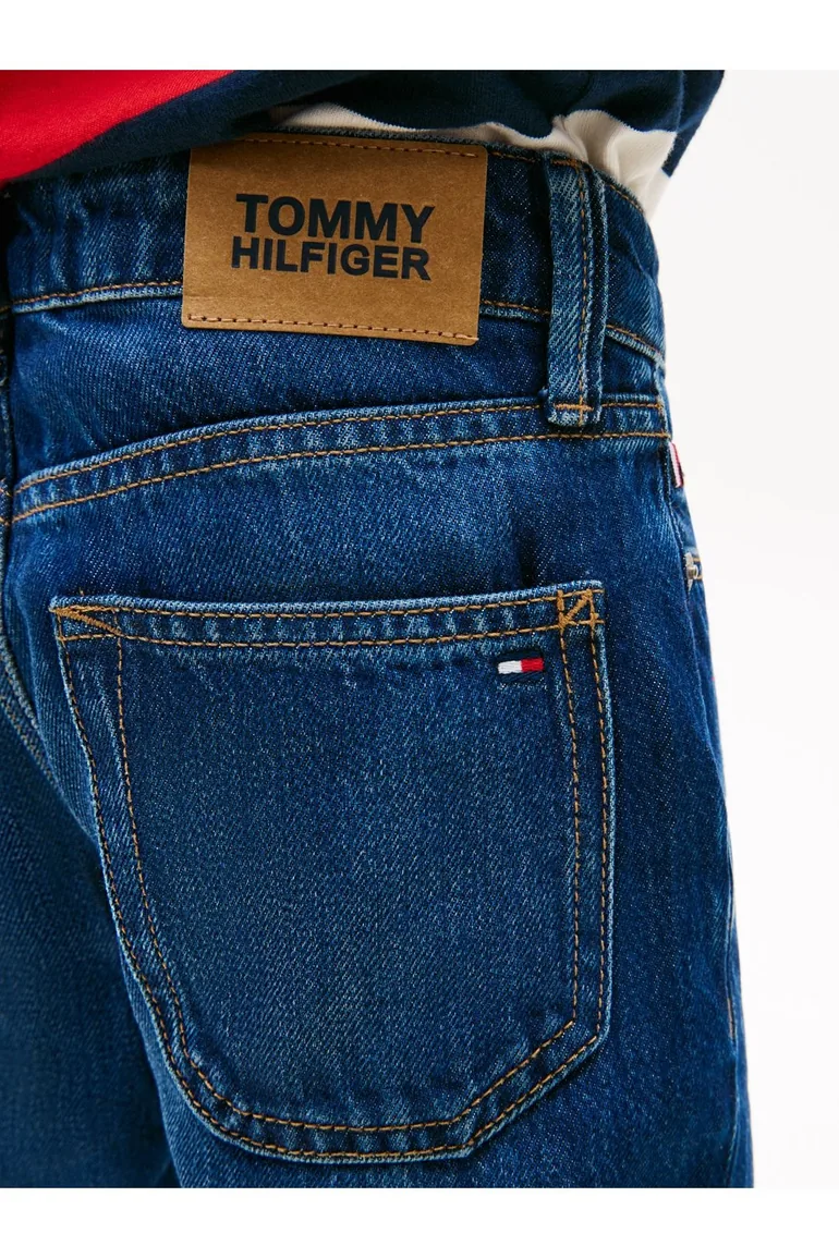 Straight Dark Blue Jeans Darkused - 3