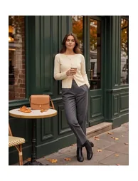 كارديغان بيج محبوك بأكمام طويلة - 3