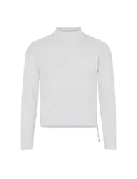 Humanrace Mens Mock Neck Sweatshirt - Gardenia
