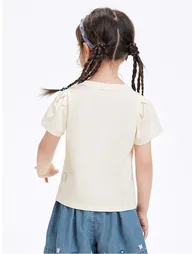 Girls' T-Shirt With Print - 2