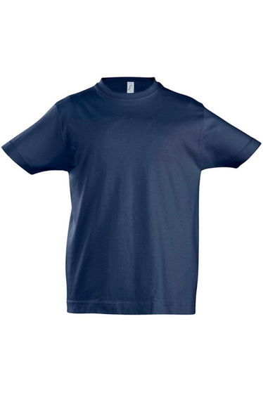 SOLS Kids Unisex Imperial Heavy Cotton Short Sleeve T-Shirt - French Navy