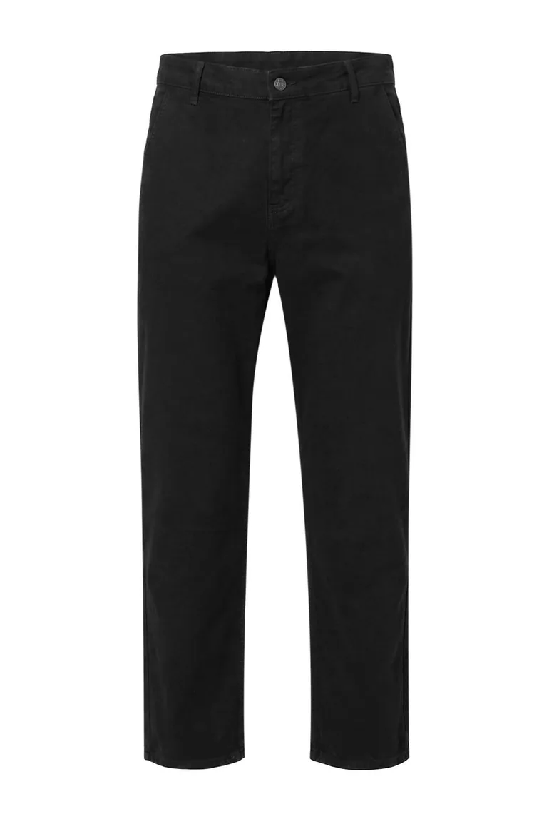 Black Baggy/90's Straight Fit Regular Waist Men's Jeans - 5