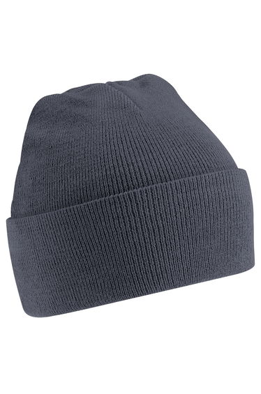 Beechfield Soft Feel Knitted Winter Hat - Graphite Grey