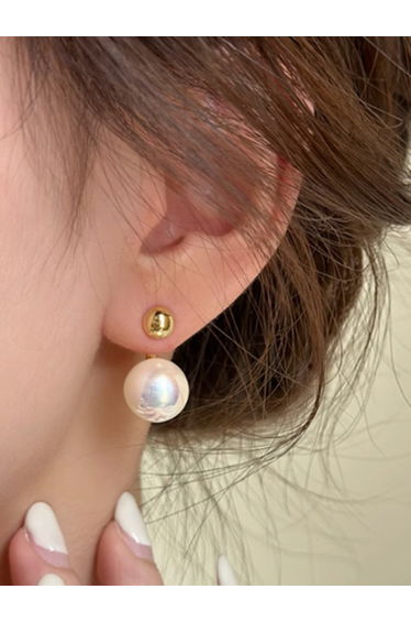 Faux Pearl Earrings
