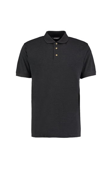 Kustom Kit Workwear Mens Short Sleeve Polo Shirt - Charcoal