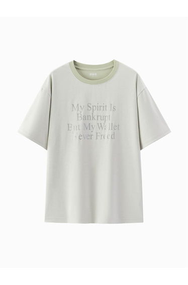 Men's Embroidered Round Neck T-shirt