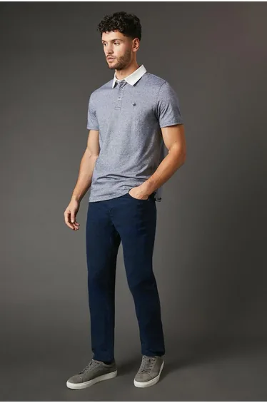 Stretch Twill Straight Leg Jean