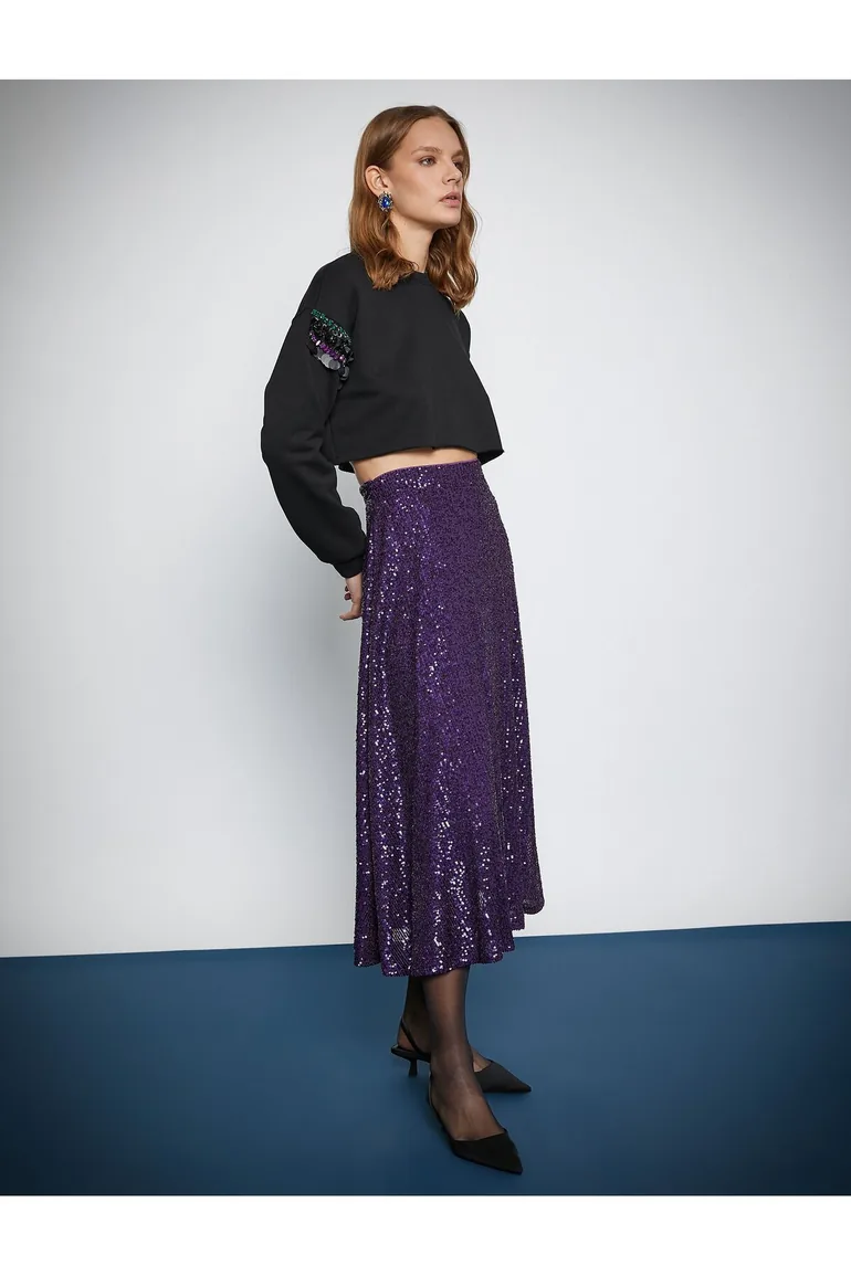 Sweatshirt - Black - Regular fit