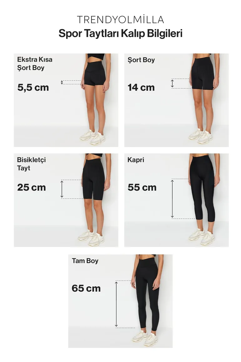 Sports Leggings - Black - High Waist - 3