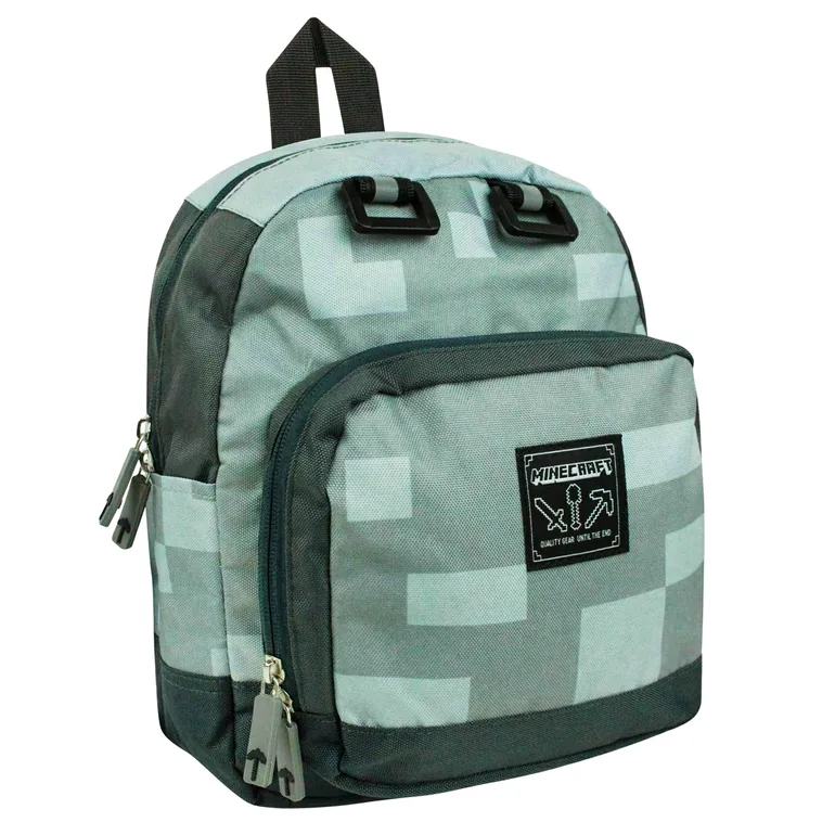 Minecraft Childrens/Kids Official Silver Mini Backpack - Silver - 1