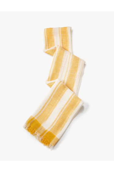 Linen Scarf Striped 70x180 cm