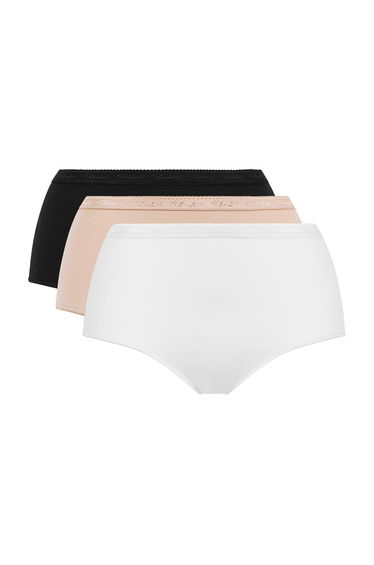 Pack of 3 Midi Knickers in Organic Cotton