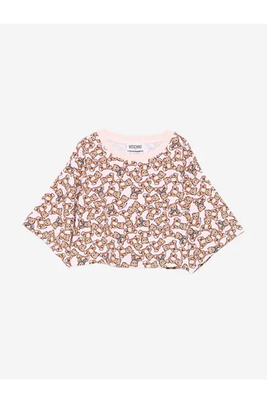 Girls Teddy Bear T-Shirt in Pink