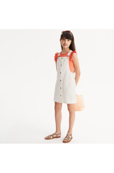 Twill Dungaree Dress
