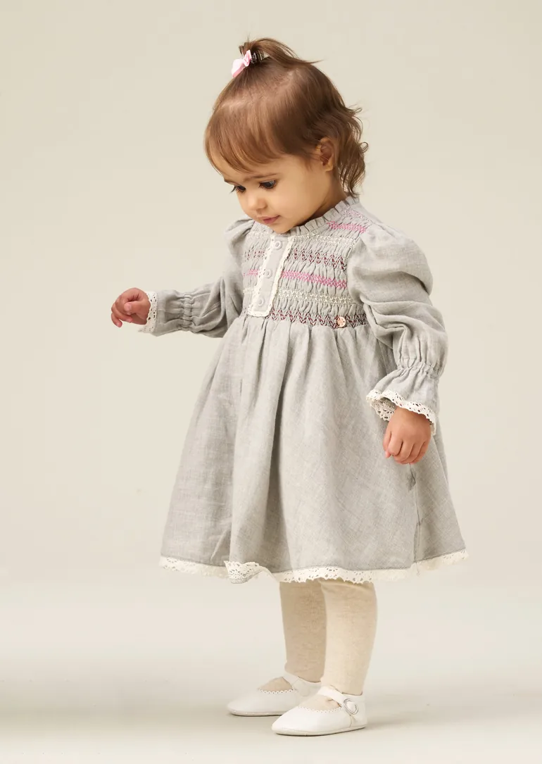 Abigail Embroidered Dress - 2