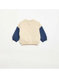 Two-tone 'Disney' Sweatshirt BLUE - 2