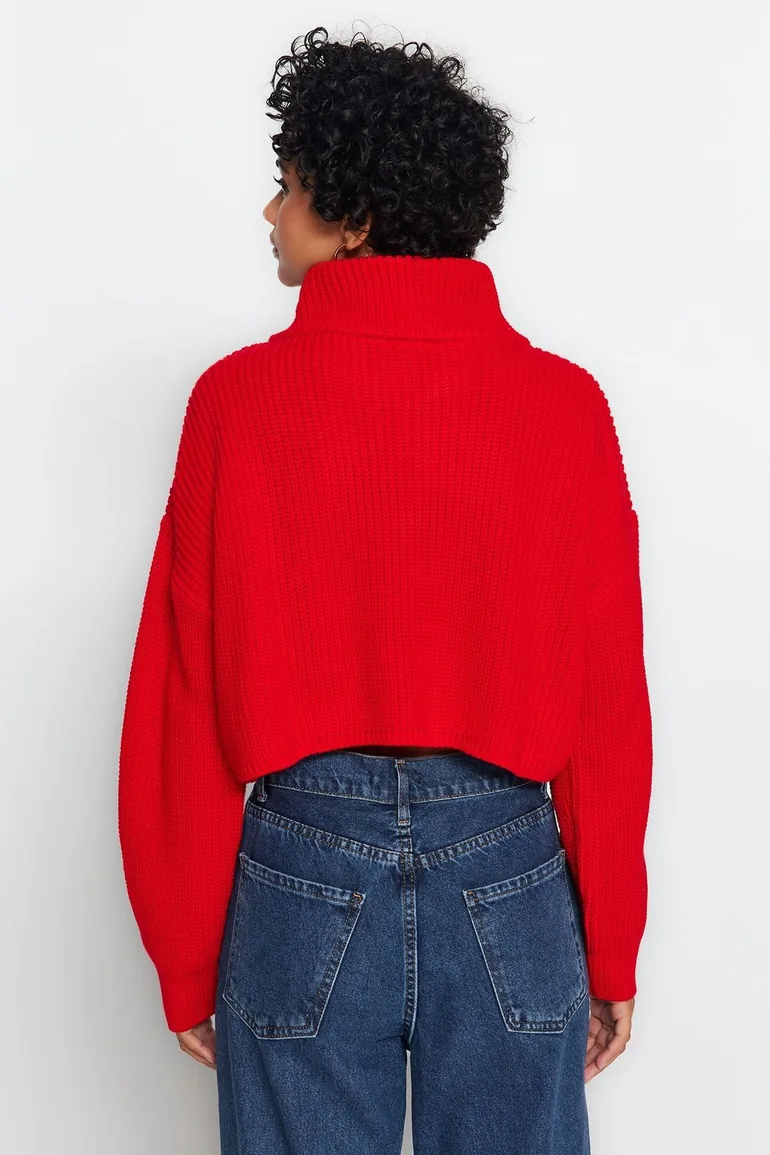 Sweater - Red - Regular fit - 4