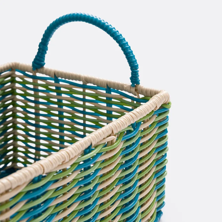 Set of 2 Myca Woven Scoubidou Baskets - 2
