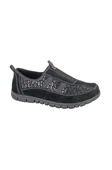 Boulevard Womens/Ladies Suede Trainers - Black
