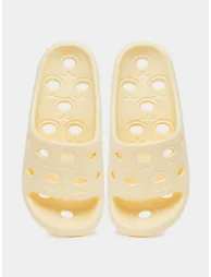 Solid Cut Out Anti-Slip Bathroom Slippers - 4