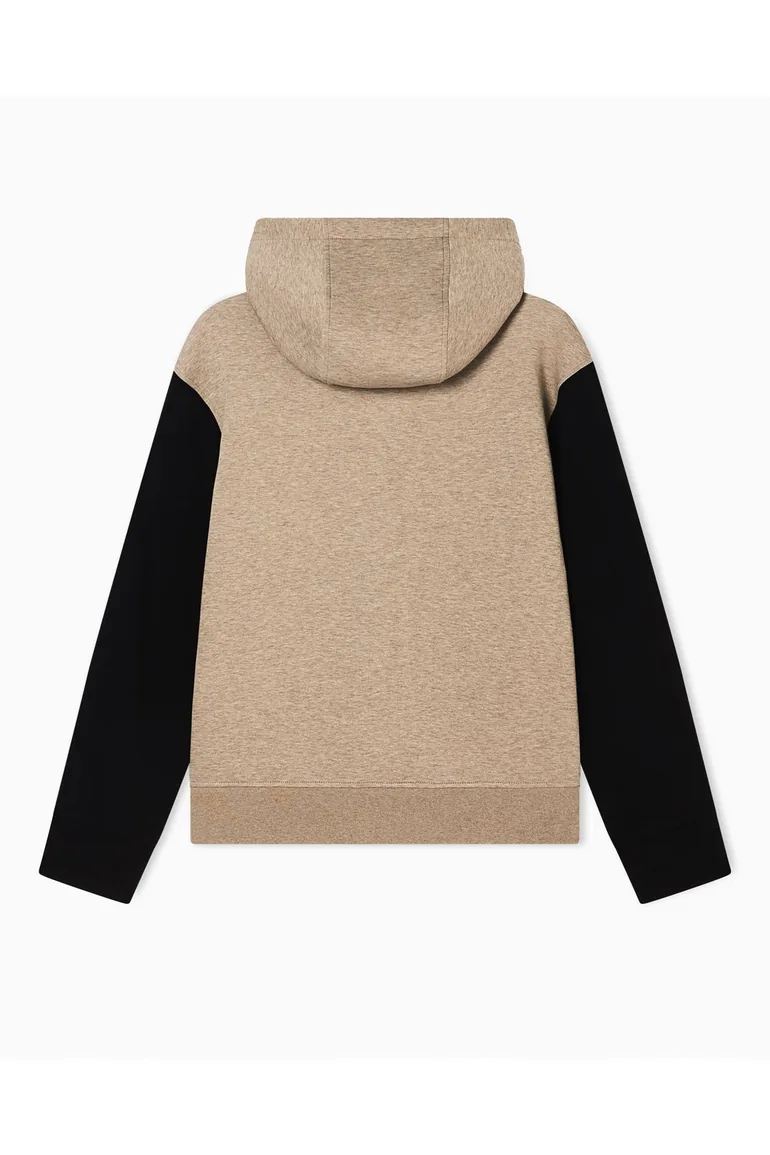 Contrast Sleeve Hoodie - 1