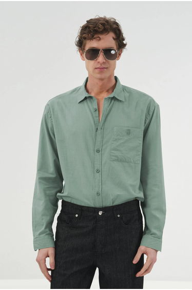 GIESTO Men's Cotton Poplin Long Sleeve Shirt product thumbnail 2