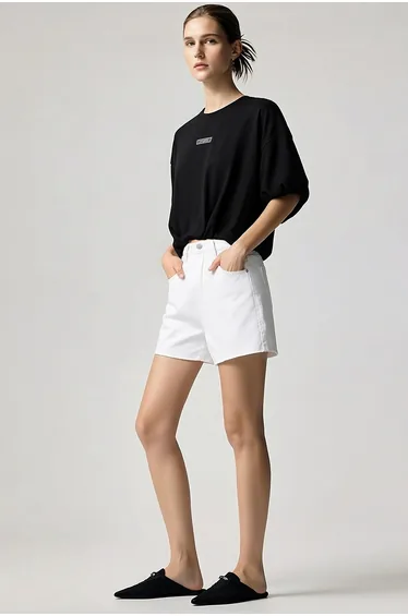 Round Neck Lantern Sleeve T-Shirt