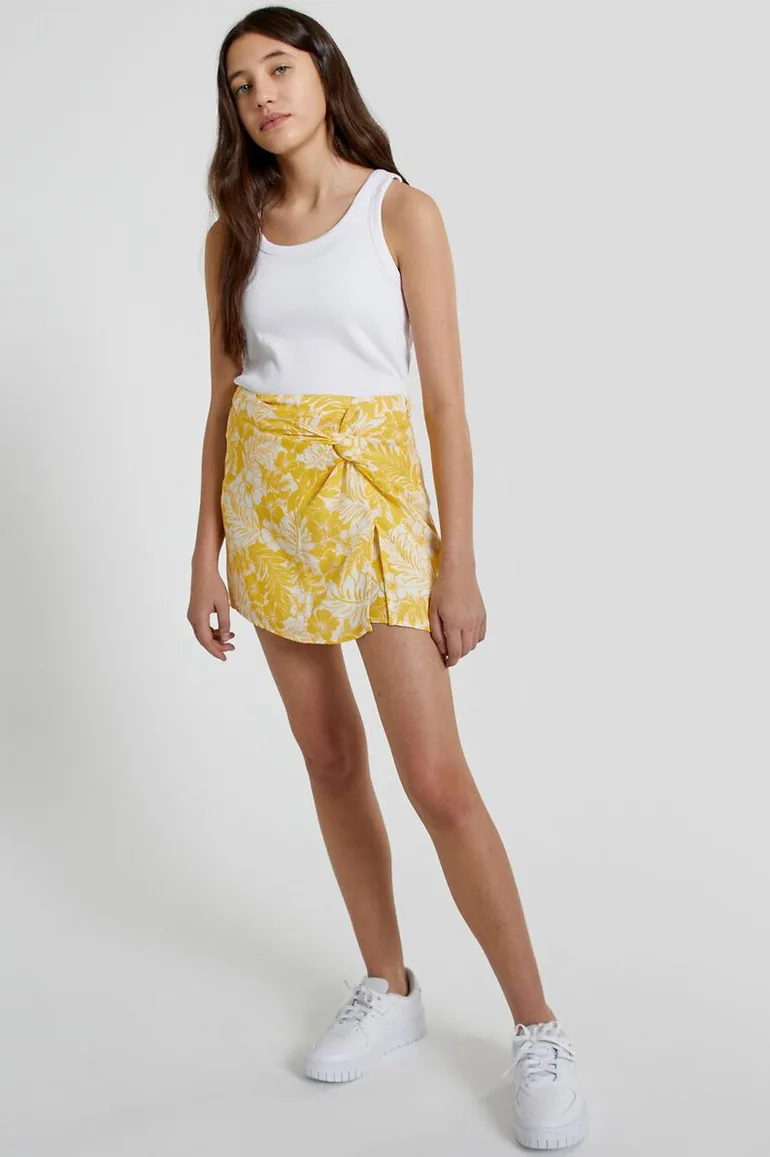 Floral Print Crepon short