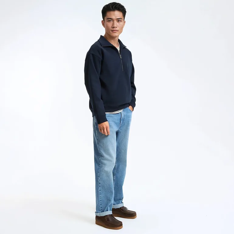 Half Zip Sweatshirt