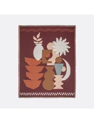 Adrian Jacquard Fringed Throw - 6