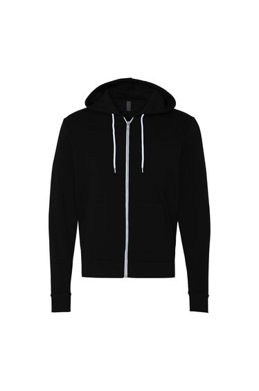 Bella + Canvas Full Zip Hoodie - Black product thumbnail 2