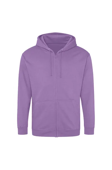 Awdis Mens Full Zip Hoodie - Digital Lavender