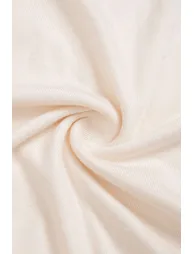 Asymmetrical Button Ruched Long Sleeve Bodysuit - 8