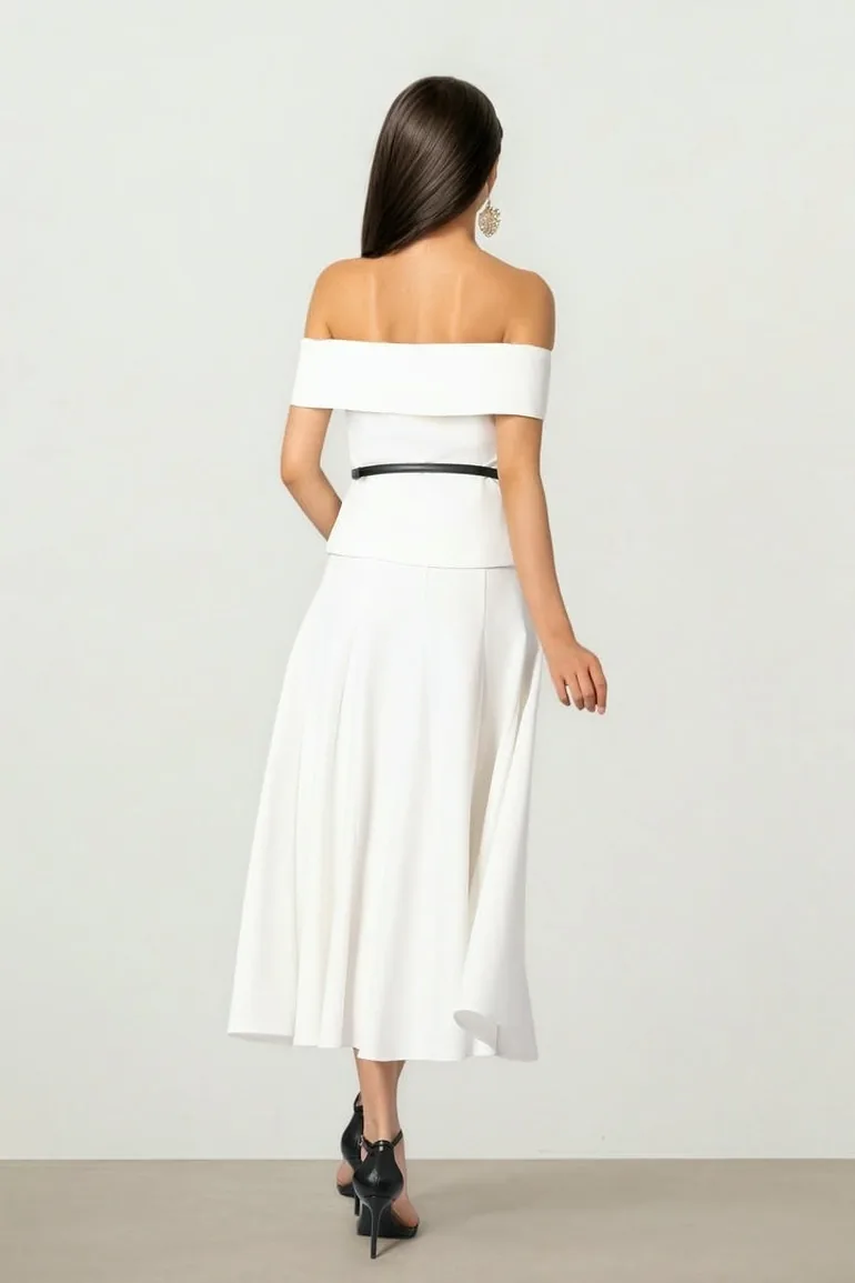 Embellished Midi Skirt - 4