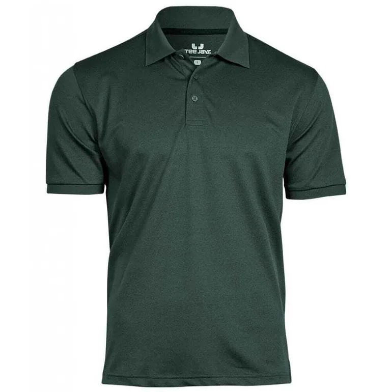 Tee Jays Mens Club Polo Shirt - Dark Green