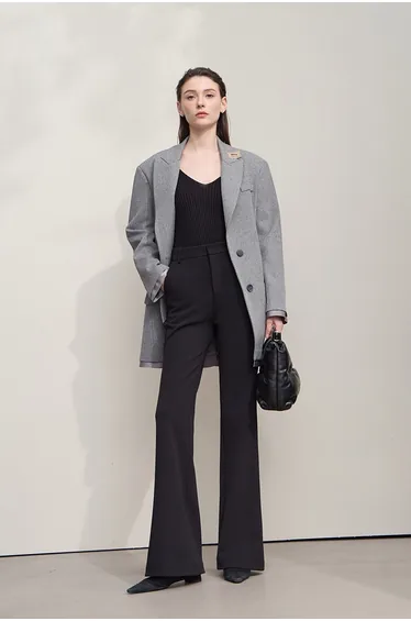 Micro Flare Casual Pants