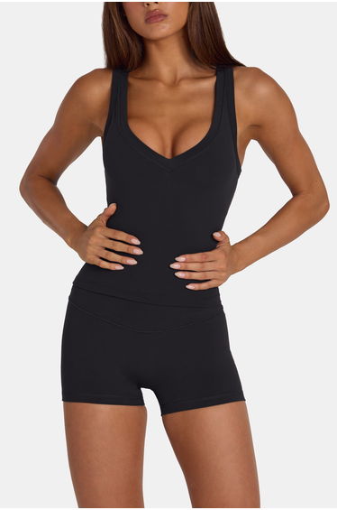 Soft Active Tank Top in Black