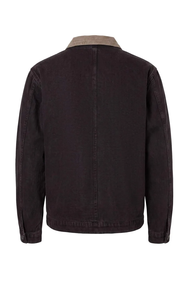 Dark Brown Regular Men's Jacket - 7