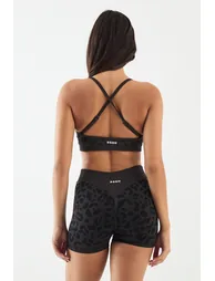 DSGN Studio Leopard Seamless Sports Bra - black - 3