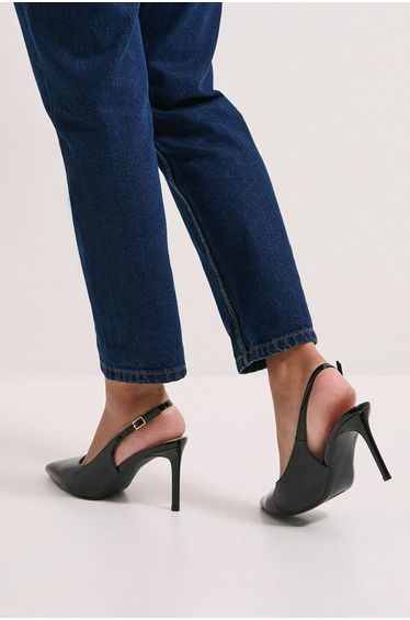 Wide Fit Dasha Sling Back High Stiletto Court Shoes product thumbnail 4